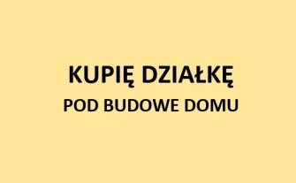 Kupię działkę budowalną w Myślenicach