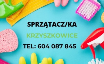 Sprzątaczka, sprzątacz-Krzyszkowice