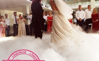 Fontanna ISKIER / Napis MIŁOŚĆ / Ciężki dym " Taniec w chmurach"- wynajem na wesela !