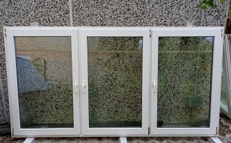 Okna PCV z demontażu białe