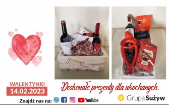 Stwórz zestaw na Walentynki dla ukochanej osoby lub skorzystaj z gotowych - Sużyw - salon kawy i wina w Myślenicach