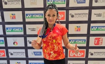 Anna Kocimska z TKKF Uklejna Myślenice zdobyła brązowy medal podczas Mistrzostw Europy Seniorów w Badmintonie 