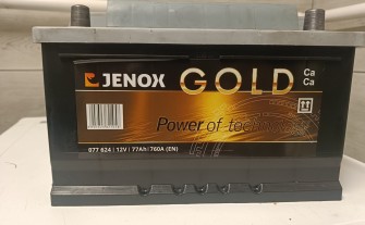 Akumulator jenox gold  12V 77AH P+ 770A