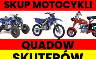 Skup Motocykli / Motorowerów / Quad - Uszkodzone / Całe - Gotówka 24H !