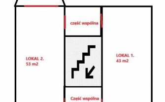 Wynajmę 3 lokale po 50m2 w centrum Myślenic