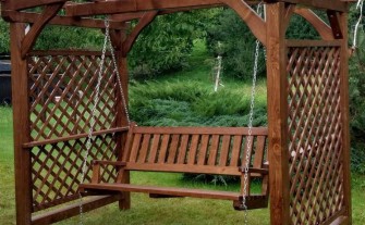 Pergola z huśtawką