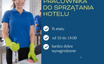 Sprzątaczka/Sprzątacz w Krzyszkowicach - 1/2 etatu