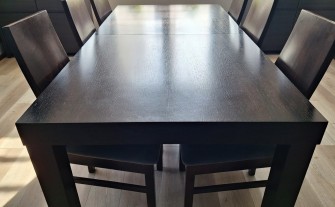 Stół kolor wenge 90/180/230