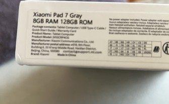 Xiaomi mi Pad7