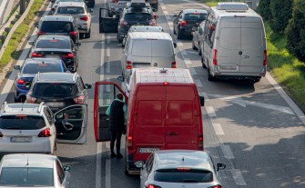 Myślenice. Ruch na zakopiance jednym pasem. Wyłączone światła na ul. Sobieskiego na kilka tygodni