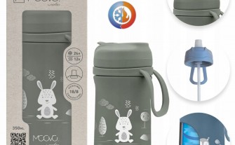 MOOVO - Bidon termiczny z ustnikiem