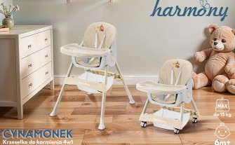 Krzesełko do karmienia Cynamonek