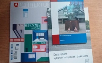 zestaw 3 publikacji związanych z architekturą krajobrazu i przestrzenią miejską