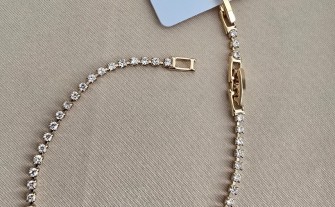 Bransoletka cyrkonie regulowana