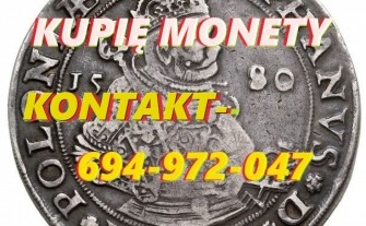 KUPIĘ MONETY KOLEKCJE MONET SREBRNE,ZŁOTE,OKOLICZNOŚCIOWE TELEFON 694972047
