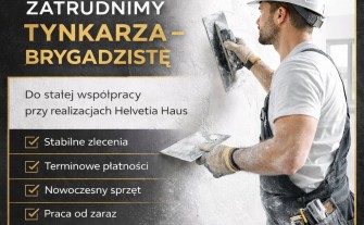 Zatrudnimy Tynkarza Maszynowego – Brygadzistę