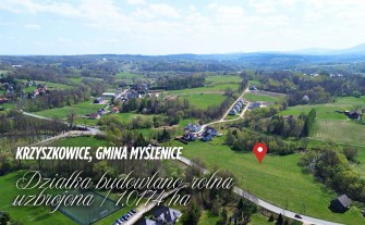 Działka budowlano-rolna/komercyjna w centrum Krzyszkowic