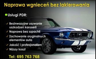 Naprawa wgnieceń bez lakierowania - PDR