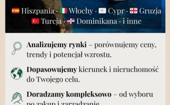 Nieruchomości za granicą - bez prowizji, zakup od dewelopera