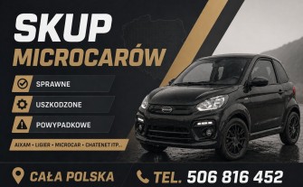 SKUP MICROCARÓW *MICROCAR* W KAŻDYM STANIE!