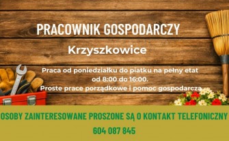 Pracownik gospodarczy - Krzyszkowice