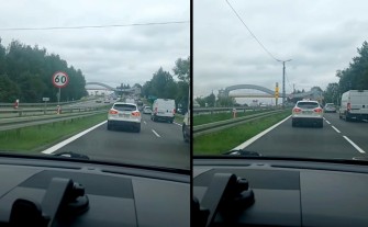 Nagranie kierowcy z Myślenic niesie się po sieci. Czy fotoradar w Jaworniku ułatwia, czy utrudnia przejazd przez Zakopiankę?