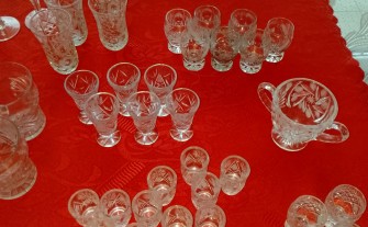 Kryształy i porcelana PRL