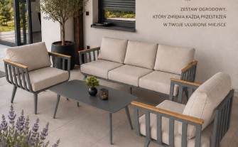 Meble tarasowe aluminium