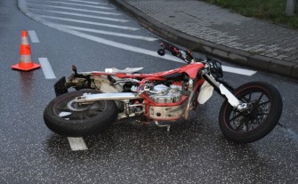 Myślenice. Motocyklista potrącił mężczyznę na przejściu dla pieszych