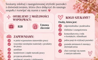 Stylistka paznokci – praca w salonie kosmetycznym